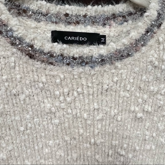 Striped Chenille Tunic Sweater Size Medium - Picture 7 of 7